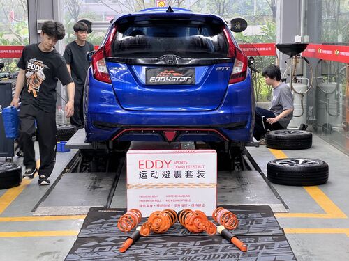 آخرین مورد شرکت Honda Fit GK5 Upgraded with EDDY Sport Shock Absorber Kit