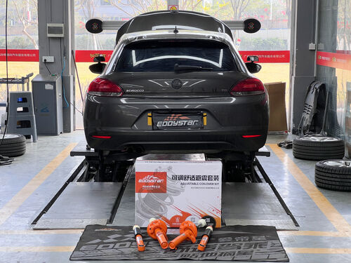 آخرین مورد شرکت 2013 Volkswagen Scirocco R 2.0T | EDDY Adjustable Comfort Shock Absorber Upgrade: Performance Coexists with Comfort