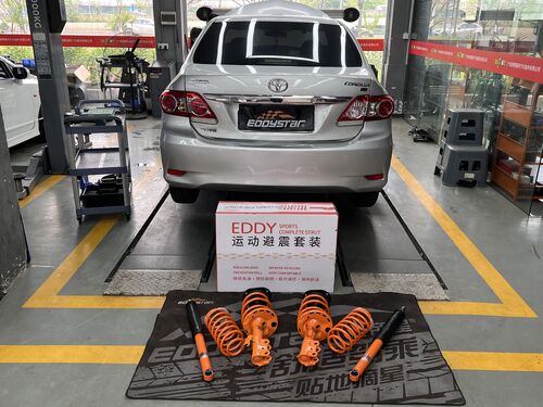 آخرین مورد شرکت 2012 Toyota Corolla 1.6L upgraded with EDDY sport suspension kit, refreshed stance and high-speed performance