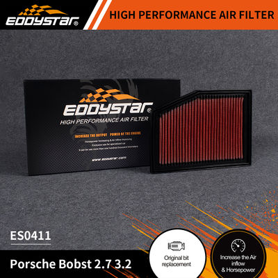فیلتر هوای با جریان بالای EDDYSTAR برای پورشه Bobst 2.7 3.2 با عمر فیلتر تا 60000 مایل و شماره OE ES0411