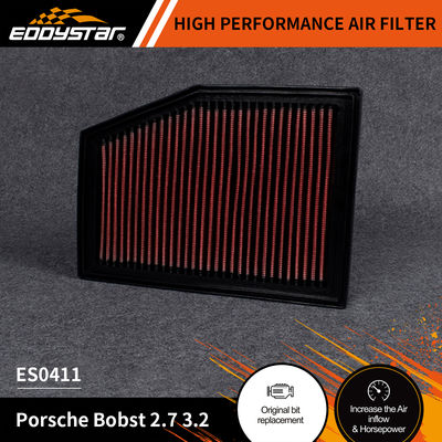 فیلتر هوای با جریان بالای EDDYSTAR برای پورشه Bobst 2.7 3.2 با عمر فیلتر تا 60000 مایل و شماره OE ES0411
