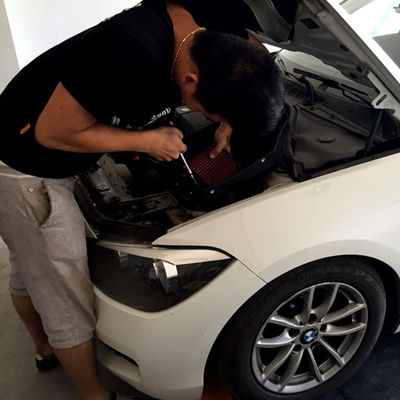 ورودی هوای فیبر کربن EDDYSTAR با تولید گرداب و طراحی جریان بالا برای BMW 116i 118i 1.6T (N13)