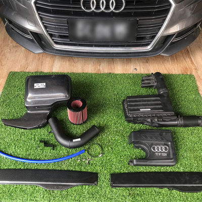 کیت ورودی هوای فیبر کربن بهینه شده برای جریان هوا برای آئودی A3 1.4T (EA211) مدل 14-19 با راندمان سوخت بالا و کیفیت 100% تست شده