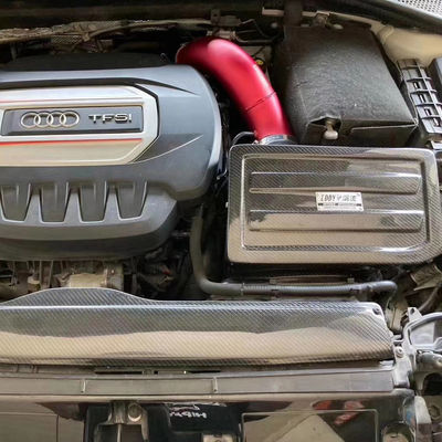 کیت جذب هوای فیبر کربن EDDYSTAR تولید کننده گردبادها با فیلتر جریان بالا 76 میلی متری برای 15-16 آودی A3 1.8T / 2.0T - نصب بولت