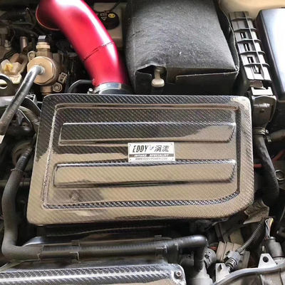 کیت جذب هوای فیبر کربن EDDYSTAR تولید کننده گردبادها با فیلتر جریان بالا 76 میلی متری برای 15-16 آودی A3 1.8T / 2.0T - نصب بولت