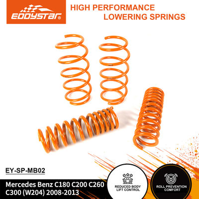 کیت فنر کاهنده ضد خوردگی EDDYSTAR سفارشی برای مرسدس بنز C180/C200/C260/C300 (2008-2013) - مجموعه 4 فنر مهندسی شده با دقت با افت -30 میلی متر
