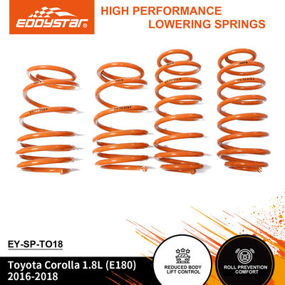 EDDYSTAR Sport لوله های پایین برای تویوتا کورولا - سازگار با شوک های OEM، متناسب با اکثر وسایل نقلیه ورزشی، تعویض مستقیم