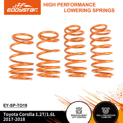 EDDYSTAR Sport لوله های پایین برای تویوتا کورولا - سازگار با شوک های OEM، متناسب با اکثر وسایل نقلیه ورزشی، تعویض مستقیم