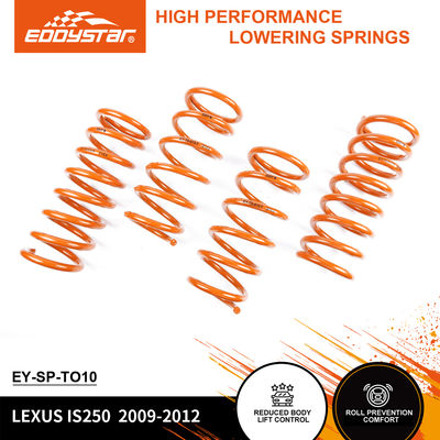 EDDYSTAR High-Stiffness Progressive Sport Lowering Springs Set of 4 for LEXUS ES250 ES300 ES350 IS250 IS250C IS300 with 15% Stiffer Rear and Reduced Body Roll
